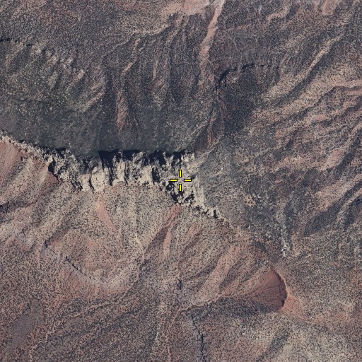 Aerial/Satellite Image of Smithsonian Butte, UT