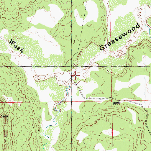Topographic Map of Snyder Water Canyon, UT