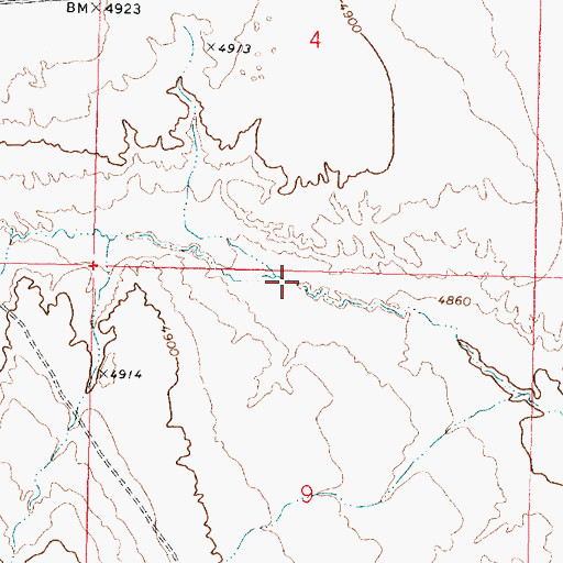 Topographic Map of Soap Hollow, UT