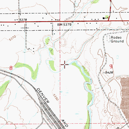Topographic Map of Soldier Creek, UT