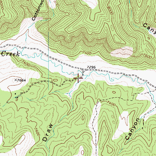 Topographic Map of Sorenson Draw, UT
