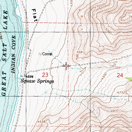 Topographic Map of South Canyon, UT