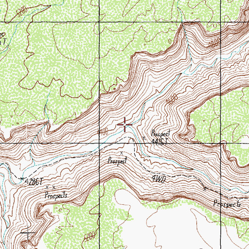 Topographic Map of South Fork Mineral Canyon, UT
