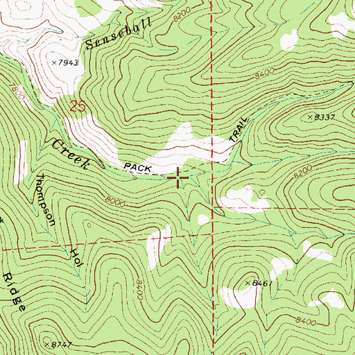 Topographic Map of South Fork South Creek, UT