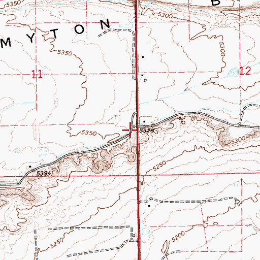 Topographic Map of South Lateral C Canal, UT