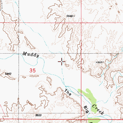 Topographic Map of South Salt Wash, UT