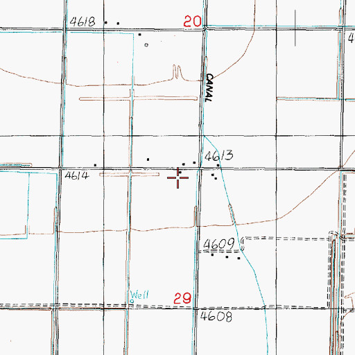 Topographic Map of South Track Canal, UT