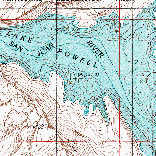 Topographic Map of Spencer Camp (historical), UT