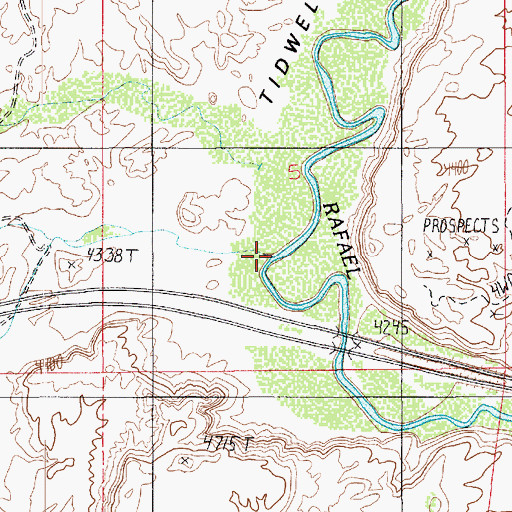 Topographic Map of Spotted Wolf Canyon, UT