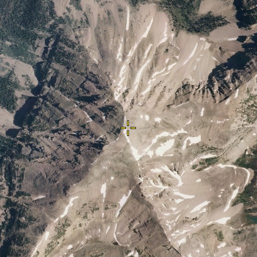 Aerial/Satellite Image of Spread Eagle Peak, UT