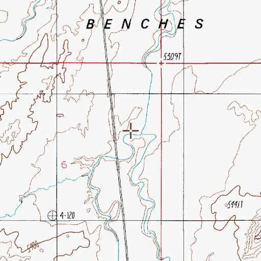 Topographic Map of Spring Canyon, UT