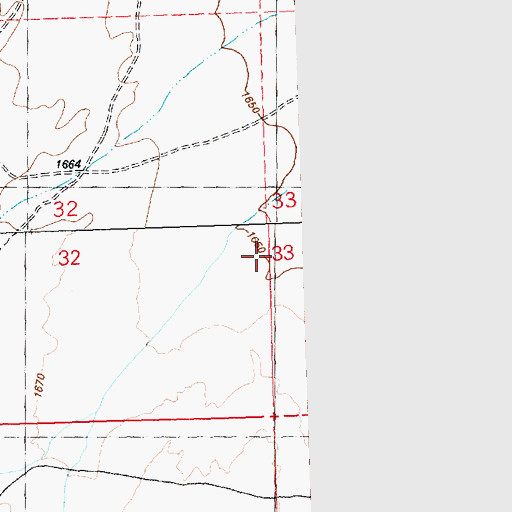 Topographic Map of Spring Creek, UT
