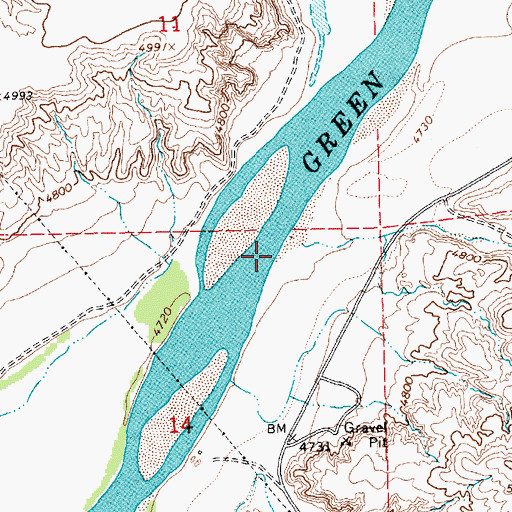 Topographic Map of Spring Hollow, UT