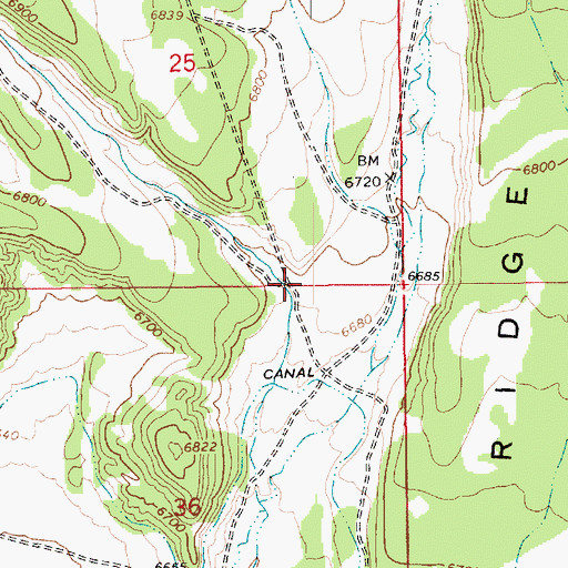 Topographic Map of Spring Hollow, UT