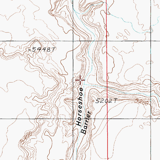 Topographic Map of Spur Fork, UT