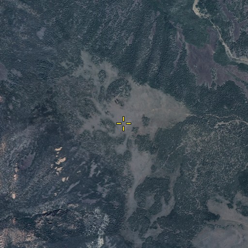 Aerial/Satellite Image of Square Mountain, UT