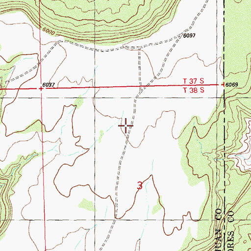 Topographic Map of Squaw Point, UT