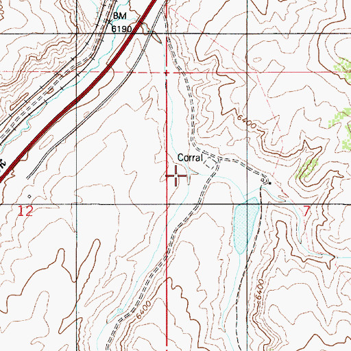Topographic Map of Stag Canyon, UT