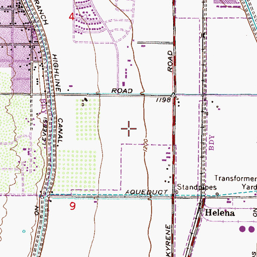 Topographic Map of Cesela Park, AZ