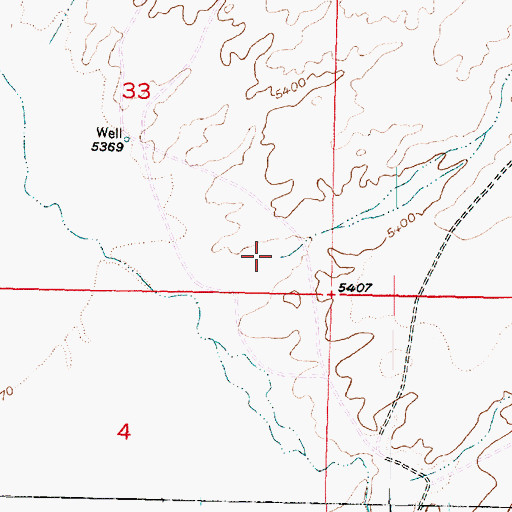 Topographic Map of Steer Hollow, UT