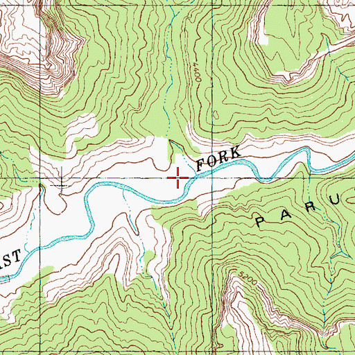 Topographic Map of Stevens Wash, UT