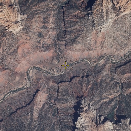 Aerial/Satellite Image of Stevens Wash, UT