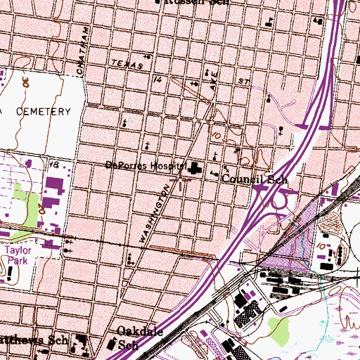 Topographic Map of Dolie Temple Church of God, AL