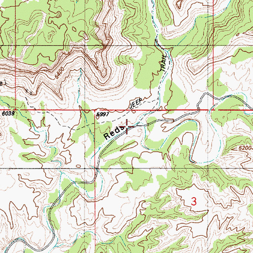 Topographic Map of Sulphur Canyon, UT