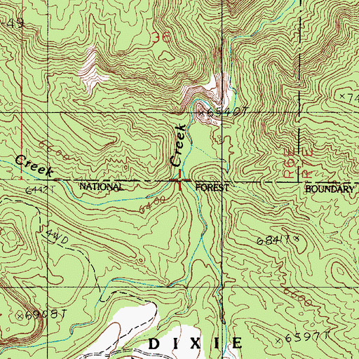 Topographic Map of Sulphur Creek, UT