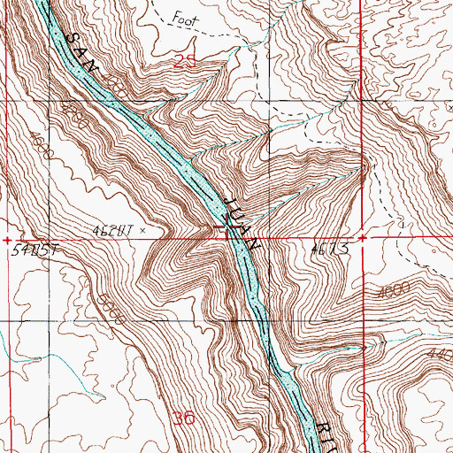 Topographic Map of Sulphur Spring (historical), UT