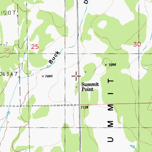 Topographic Map of Summit Point, UT