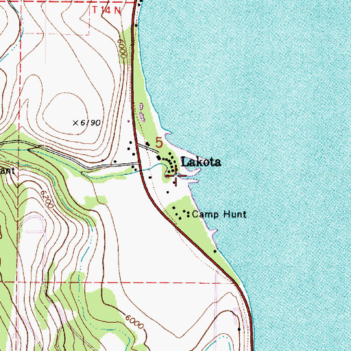 Topographic Map of Swan Creek, UT