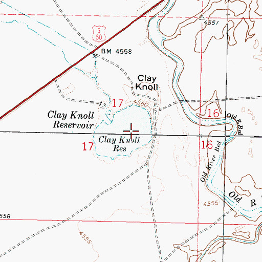 Topographic Map of Swasey Wash, UT