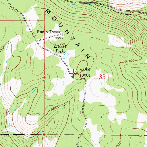 Topographic Map of Tabby Mountain, UT