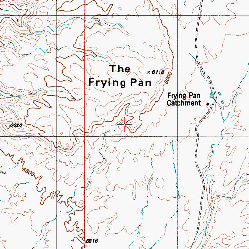 Topographic Map of Table Mountain, UT