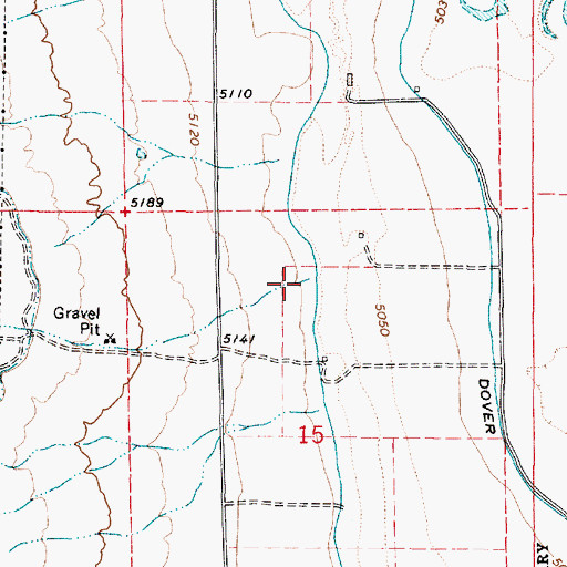 Topographic Map of Tarr Canyon, UT