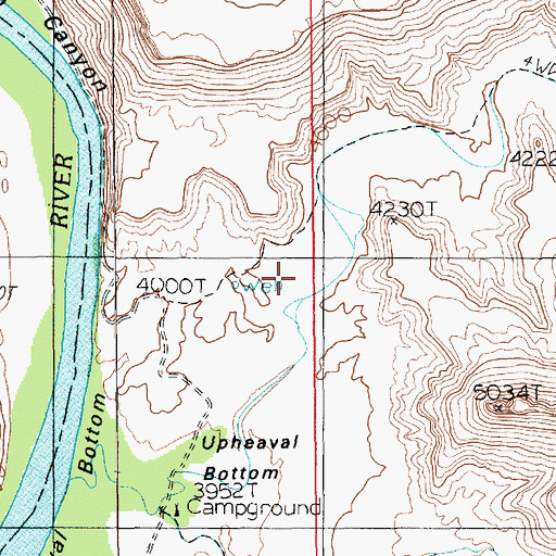 Topographic Map of Taylor Canyon, UT
