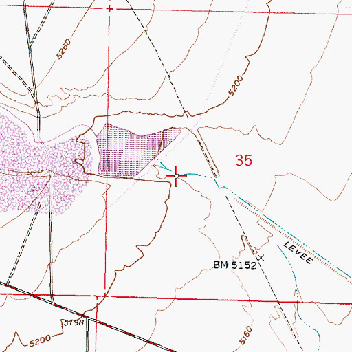 Topographic Map of The Big Wash, UT