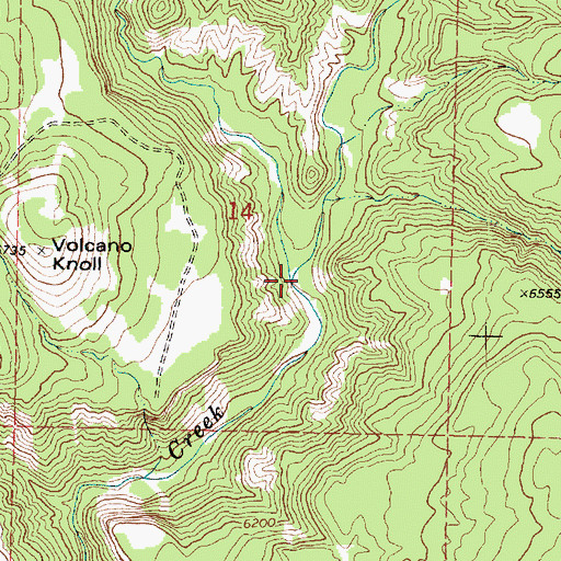 Topographic Map of The Forks, UT