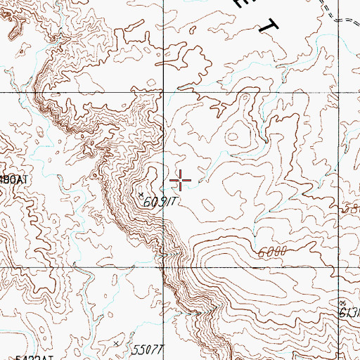 Topographic Map of The Hartnet, UT