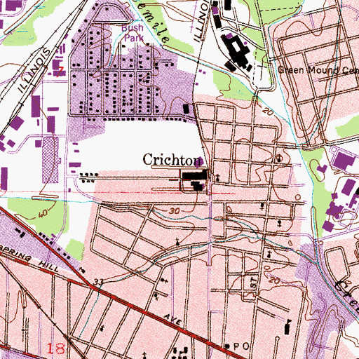 Topographic Map of True Praise Deliverance Tabernacle Holiness Church, AL