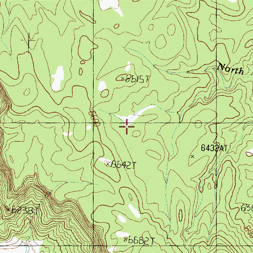 Topographic Map of Thomas Ridge, UT
