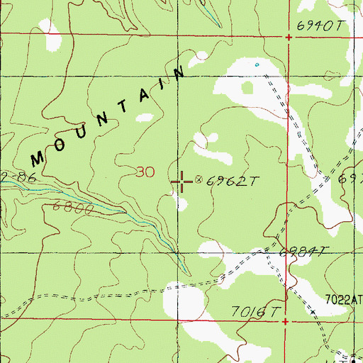 Topographic Map of Timber Mountain, UT