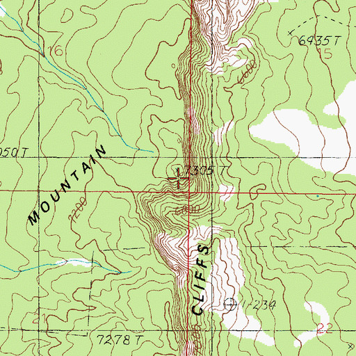 Topographic Map of Timber Mountain, UT