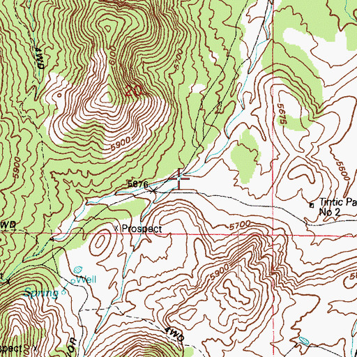 Topographic Map of Tintic Davis Canyon, UT