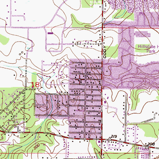 Topographic Map of Friendship Baptist Church, AL