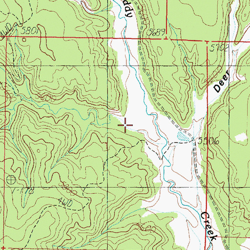 Topographic Map of Trail Canyon, UT