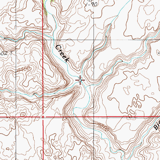Topographic Map of Trail Canyon, UT