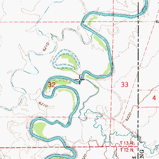 Topographic Map of Twin Creek, UT