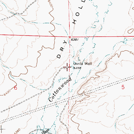 Topographic Map of Uinta Well, UT